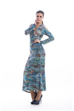 Load image into Gallery viewer, Faux Wrap Maxi Dress by Conquista Fashion