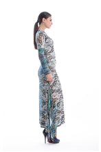 Load image into Gallery viewer, Faux Wrap Maxi Dress by Conquista Fashion
