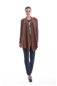 Open Front Cardigan by Conquista Fashion