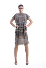 Load image into Gallery viewer, Patterned Sack Dress Conquista