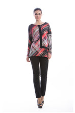Load image into Gallery viewer, Long Sleeve Geometric Print Top