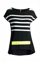 Load image into Gallery viewer, Striped Sleeveless Top in Black