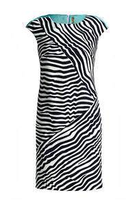 Sleeveless Striped Fitted Dress