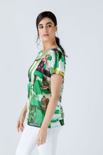 Load image into Gallery viewer, Print Flama Top with Tie Detail