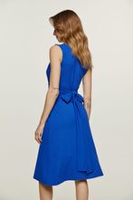 Load image into Gallery viewer, Royal Blue Jersey Empire Line Dress