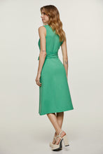 Load image into Gallery viewer, Green Jersey Empire Line Dress