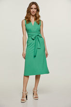 Load image into Gallery viewer, Green Jersey Empire Line Dress