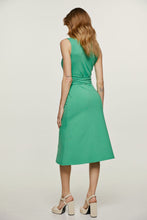Load image into Gallery viewer, Green Jersey Empire Line Dress