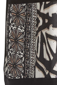 Straight Dress with Print Detail