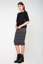 Load image into Gallery viewer, High-Waisted Midi Pencil Skirt
