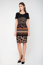 Load image into Gallery viewer, Short Sleeve Print Dress