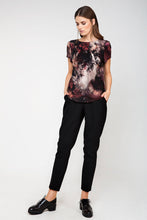 Load image into Gallery viewer, Short Sleeve Print Top Conquista Fashion