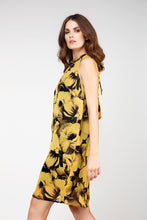 Load image into Gallery viewer, Sleeveless Print Dress in Black