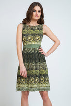 Load image into Gallery viewer, Sleeveless A-Line Print Dress Jersey