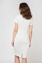 Load image into Gallery viewer, Short Sleeve Fitted Dress