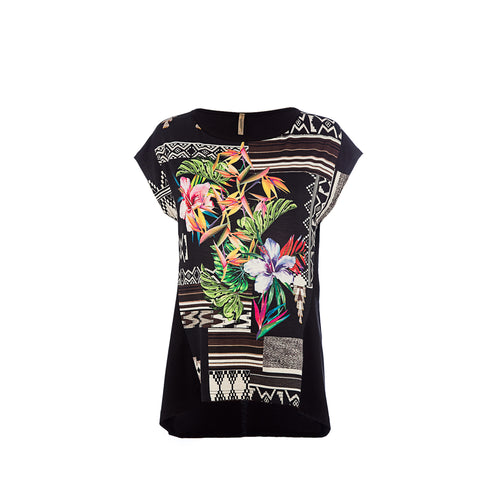 Sleeveless Print Top Conquista