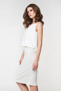 Sleeveless Top in Off-White