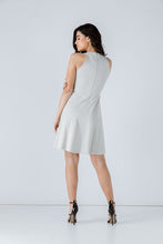 Load image into Gallery viewer, A Line Sleeveless Sand  Dress