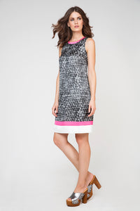 A-Line Sleeveless Print Dress