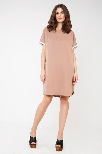 Short Sleeve Tencel Dress