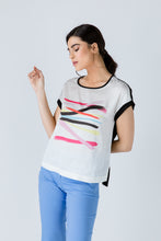 Load image into Gallery viewer, Cap Sleeve Print Top With Print