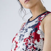Load image into Gallery viewer, Floral Sleeveless Dress by Conquista Fashion