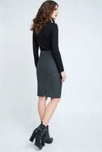 Load image into Gallery viewer, Elegant Stripes Sheath Pencil Skirt