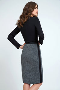 Pencil Skirt with Side Panels