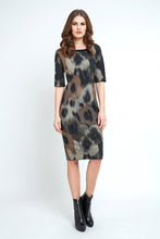 Load image into Gallery viewer, Fitted Print Midi Dress