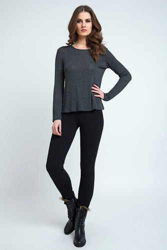 Black Mid Rise Jeggings