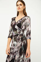 Load image into Gallery viewer, Print Jersey Faux Wrap Dress