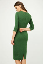 Load image into Gallery viewer, Green Fitted Knit Dress