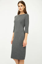 Load image into Gallery viewer, Grey Fitted Knit Dress