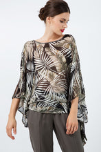 Load image into Gallery viewer, Print Chiffon Batwing Top