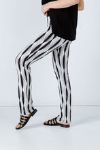 Load image into Gallery viewer, Black and White Stretch Pants
