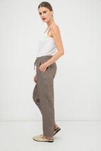 Load image into Gallery viewer, Long Linen Pants with Tie Detail