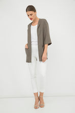 Load image into Gallery viewer, Open Front Khaki Cardigan