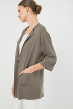 Load image into Gallery viewer, Open Front Khaki Cardigan