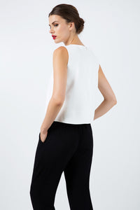 Long Jersey Pants with Tie Detail