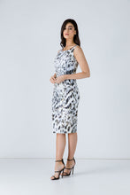 Load image into Gallery viewer, Animal Print Zip Detail Dress