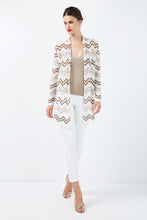 Load image into Gallery viewer, Zig Zag Open Front  Cardigan