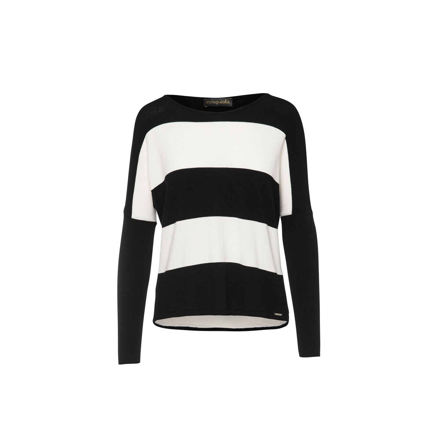 Black & White Striped Sweater