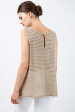 Load image into Gallery viewer, Sleeveless Keyhole Knit Top