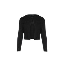 Load image into Gallery viewer, Zigzag Black Knit Cardigan
