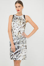 Load image into Gallery viewer, Print Sleeveless dress with Contrast Detail