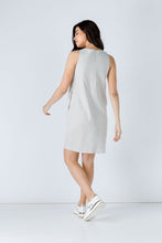 Load image into Gallery viewer, Linen Sand Colour Sleeveless Sack Dress