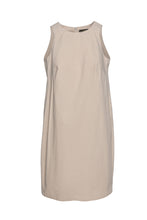 Load image into Gallery viewer, Sand Colour Cotton Sack Dress