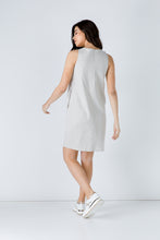 Load image into Gallery viewer, Linen Sand Sleeveless Sack Dress