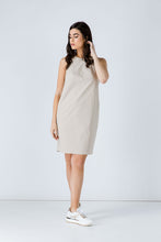 Load image into Gallery viewer, Sand Colour Cotton Sack Dress