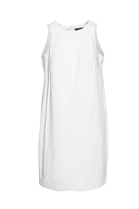 White Cotton Sack Dress